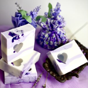 Lavender Kisses Farm Lavender Handmade Three Butter Soap