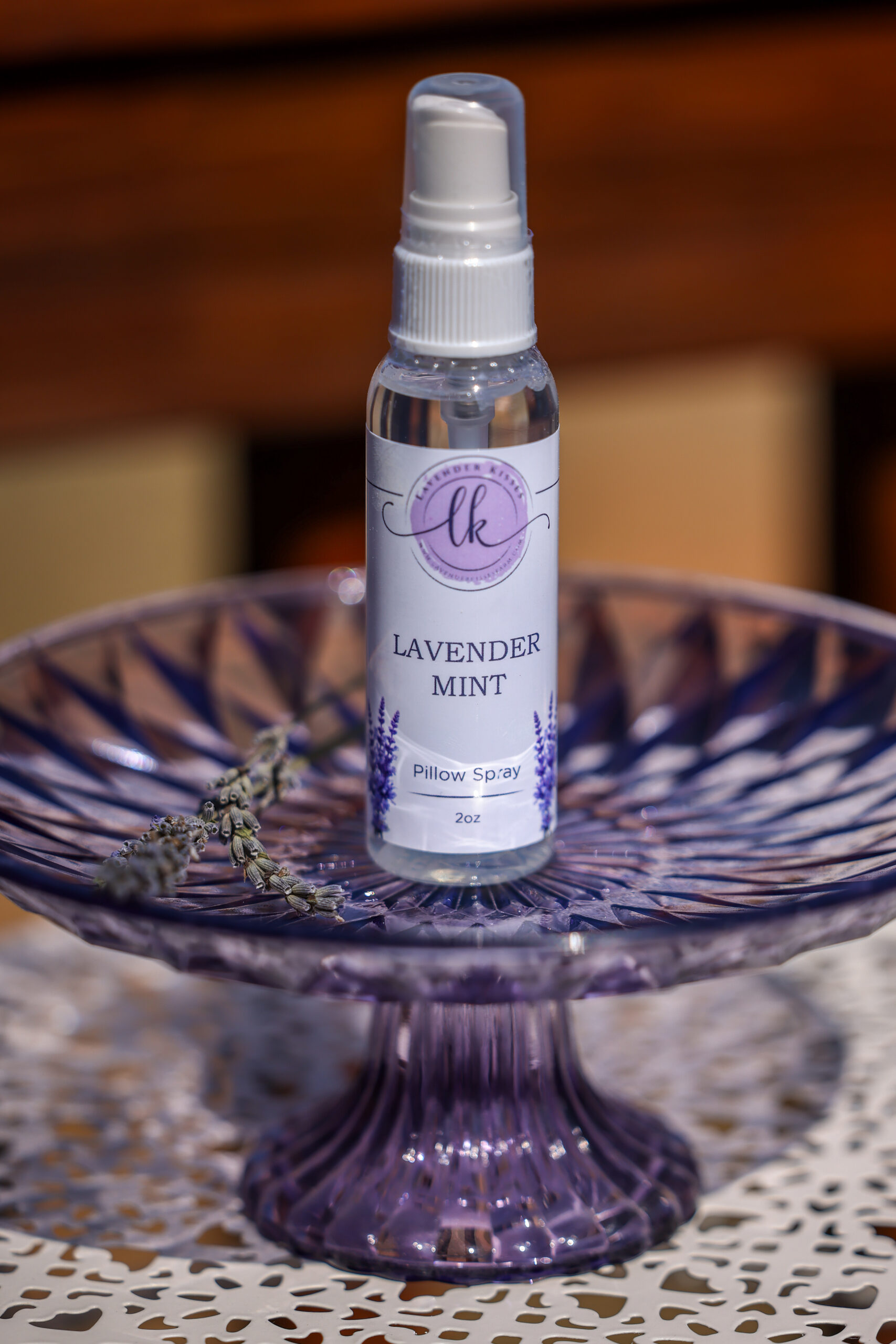 Lavender Mint Linen Spray Lavender Kisses Farm